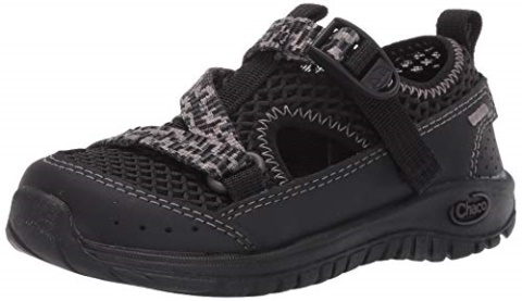 Black Chacos Boy\'s Odyssey Kids Water Shoe