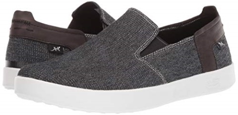 Black Chacos Men\'s Davis Fabric Slip-On Shoes