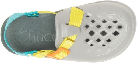 Chacos Gray Multi Little Kid\'s ZX/1 Ecotread Sandal