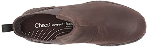 Dark Brown Chacos Men\'s Fields Chelsea Waterproof Boot