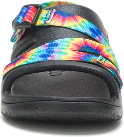 Dark Tie Dye Chacos Big Kid\'s Chillos Slide