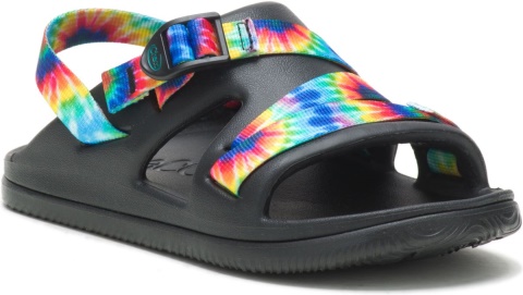 Dark Tie Dye Chacos Big Kid\'s Chillos Slide