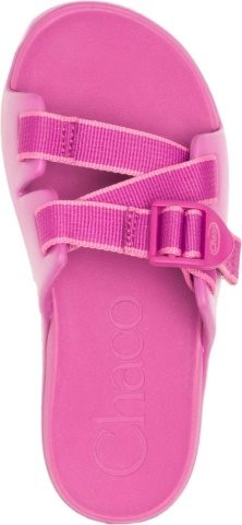 Little Kid\'s Chillos Slide Sandal Outskirt Fuchsia Chacos