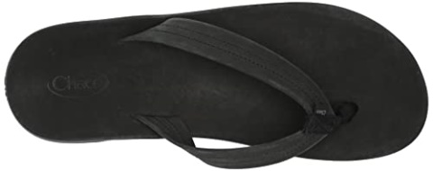 Men\'s Classic Leather Flip-Flop Black Chacos