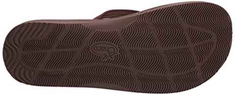 Men\'s Classic Leather Flip-Flop Dark Brown Chacos