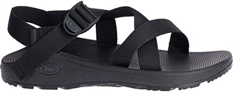 Solid Black Chacos Men\'s Mega Z Cloud