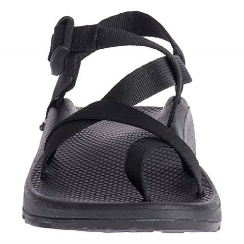 Solid Black Deep Chacos Men\'s Mega Cloudmega Z/Wolke Sandal