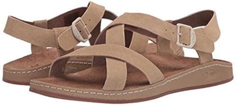 Women\'s Wayfarer Sandal Chacos Suede Buff
